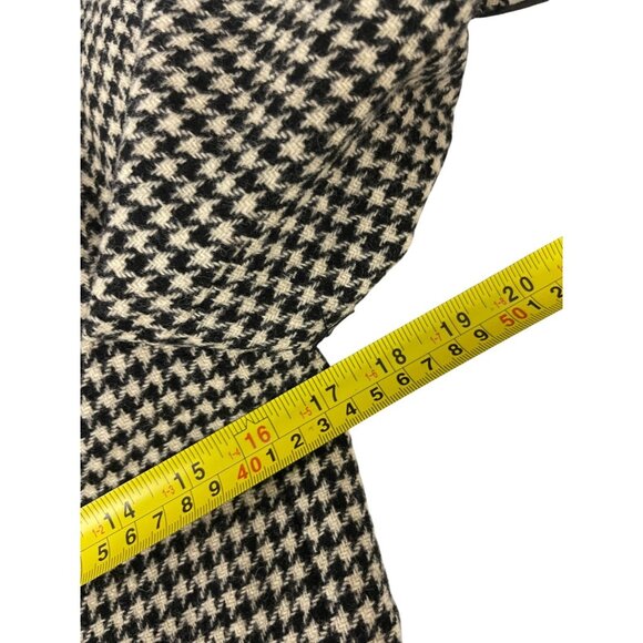 J. Crew Womens Schoolboy Tweed Blazer Suit Jacket Size 4 Houndstooth Black NWT - Picture 7 of 9